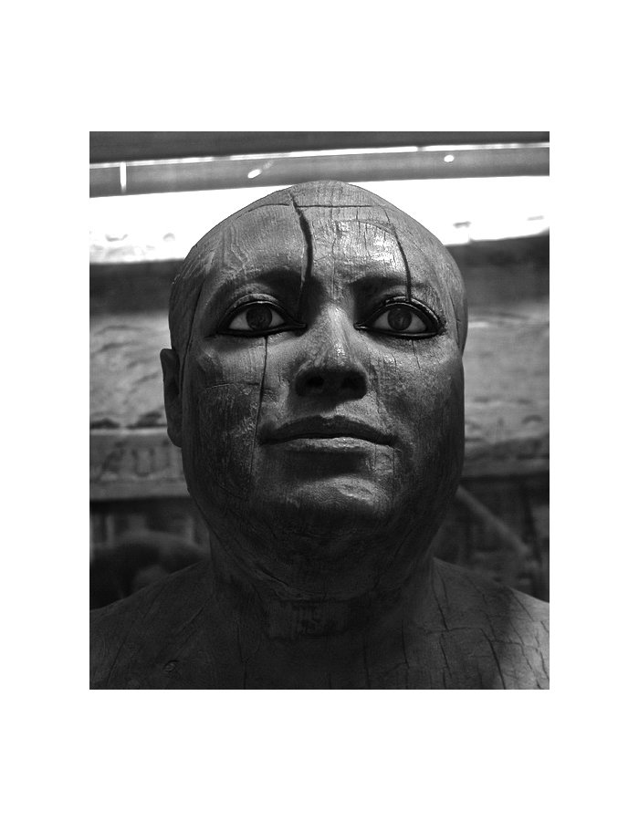 Статуя вельможи Каапера («Сельский староста»). Из гробницы Каапера в Саккара. Фрагмент. V династия. Сер. 3 тыс. до н.э. Египетский музей. Каир